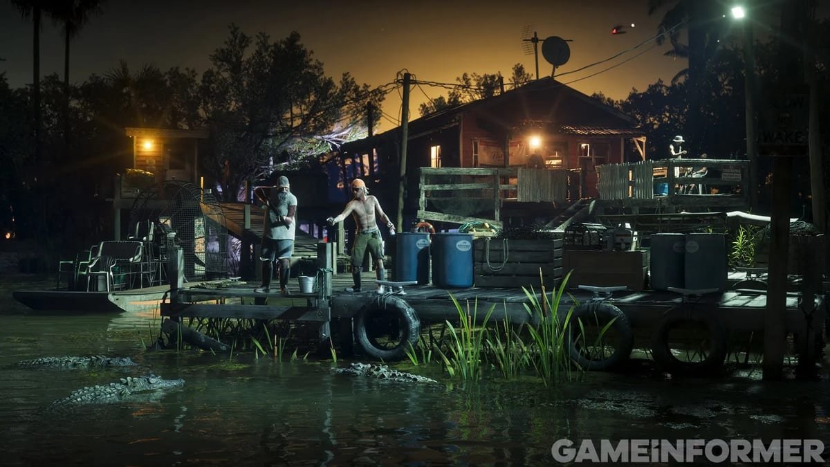 Cais de pescador em Leonida à noite, com barco atracado e água escura