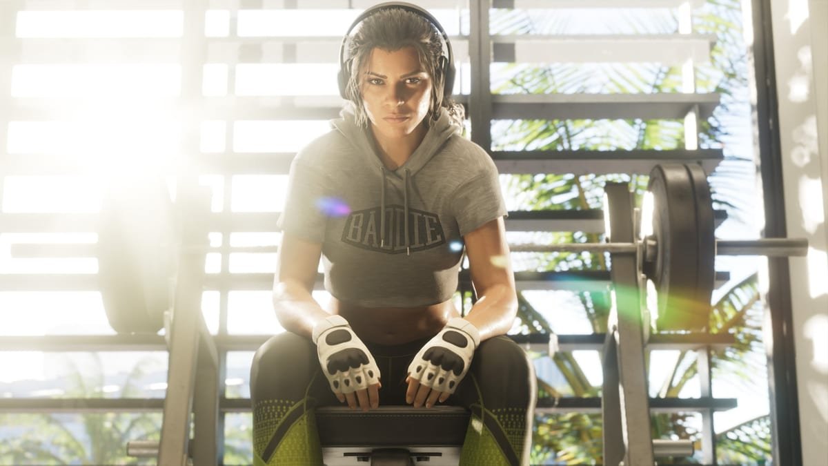 Lucia Caminos, protagonista de GTA 6, em cena do jogo